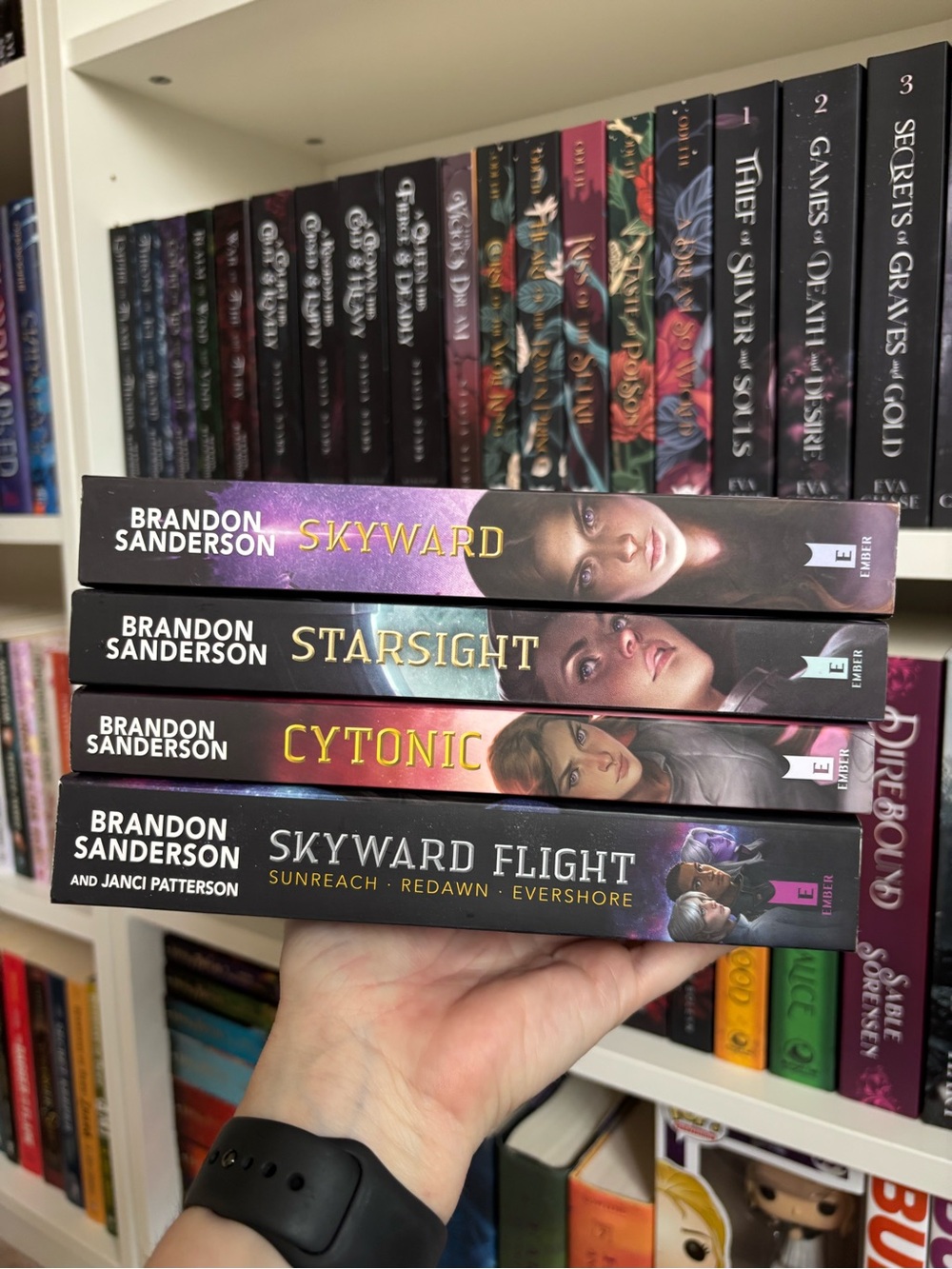 Brandon Sanderson Skyward Series Ember Paperback Set | Skyward, Starsight, Cyton
